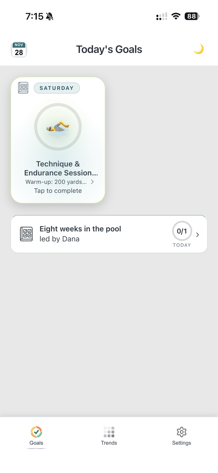 Saturday of week 5: the Technique session again
