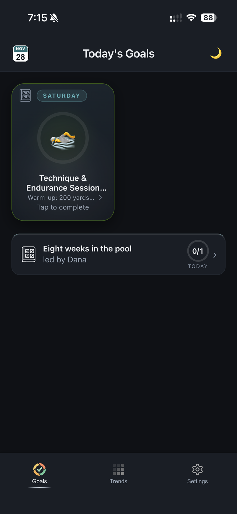 Saturday of week 5: the Technique session again